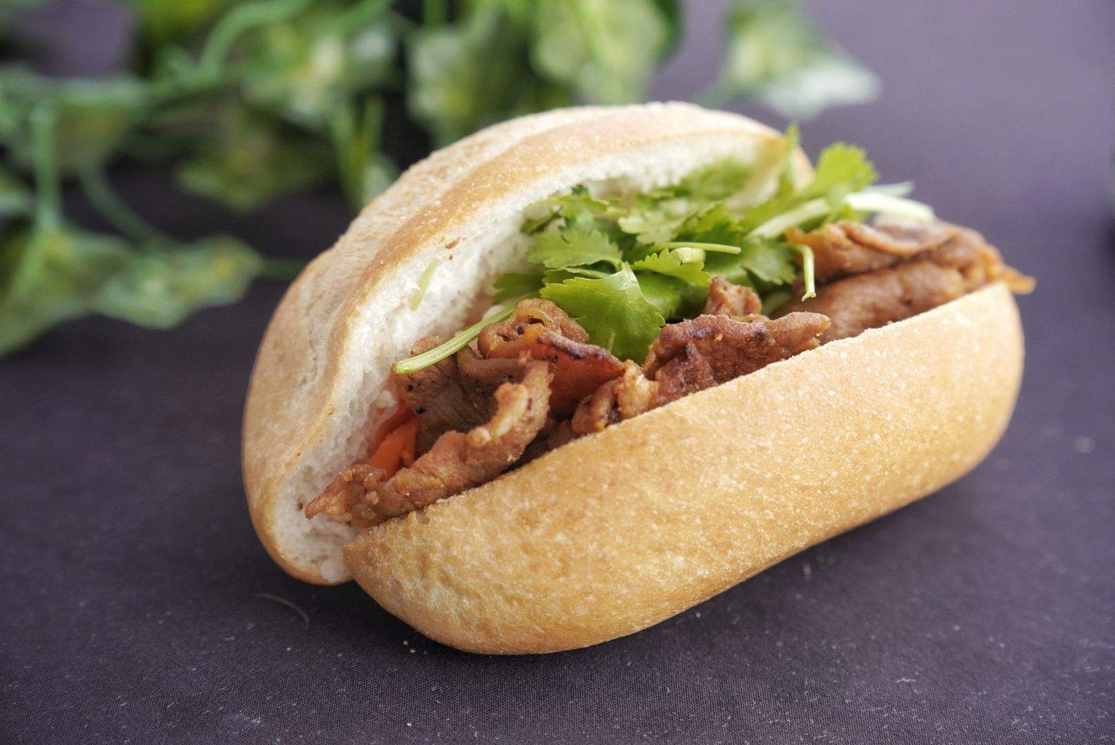 an authentic banh mi from Duc Huong