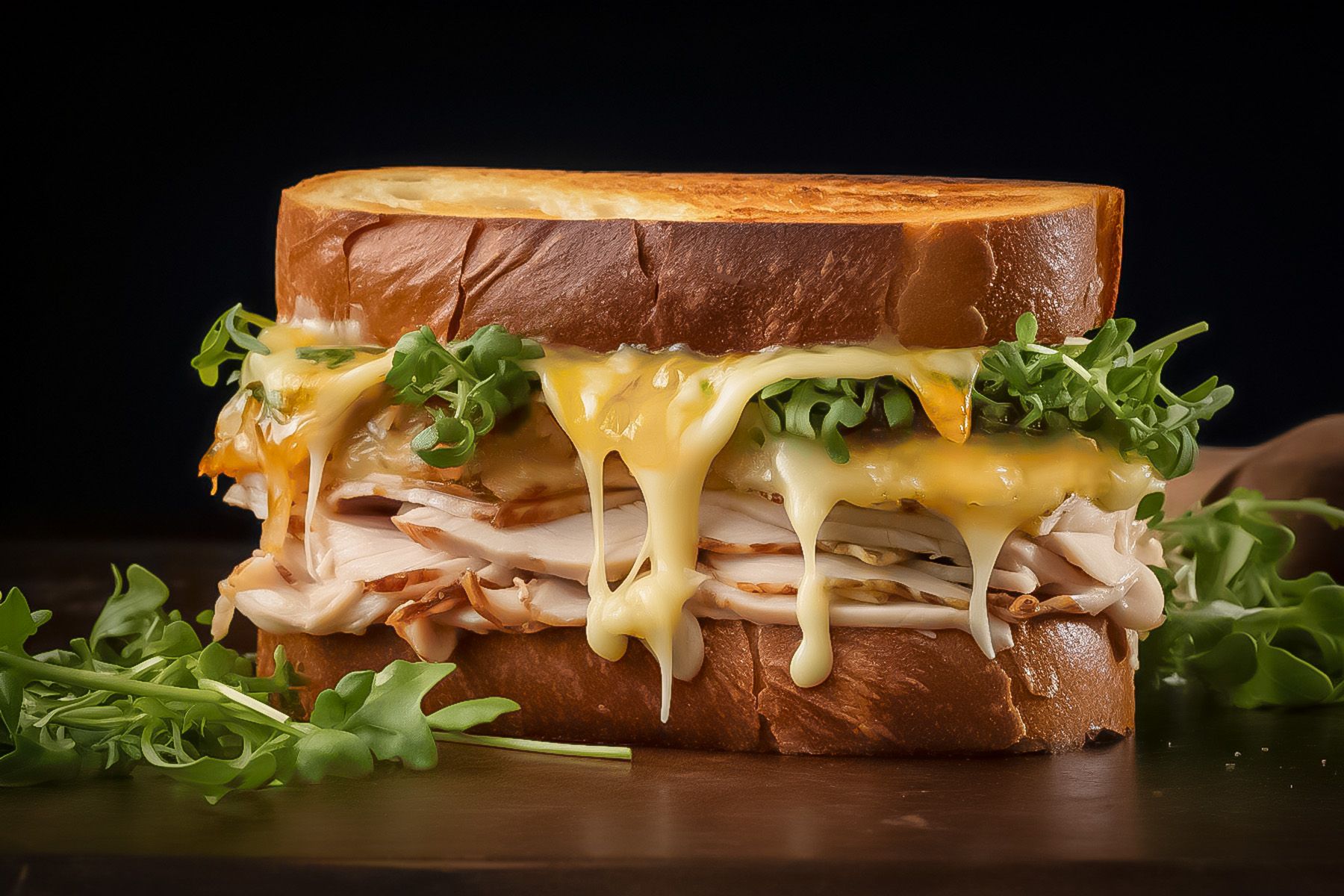 Ultimate Turkey and Cheese Sandwich