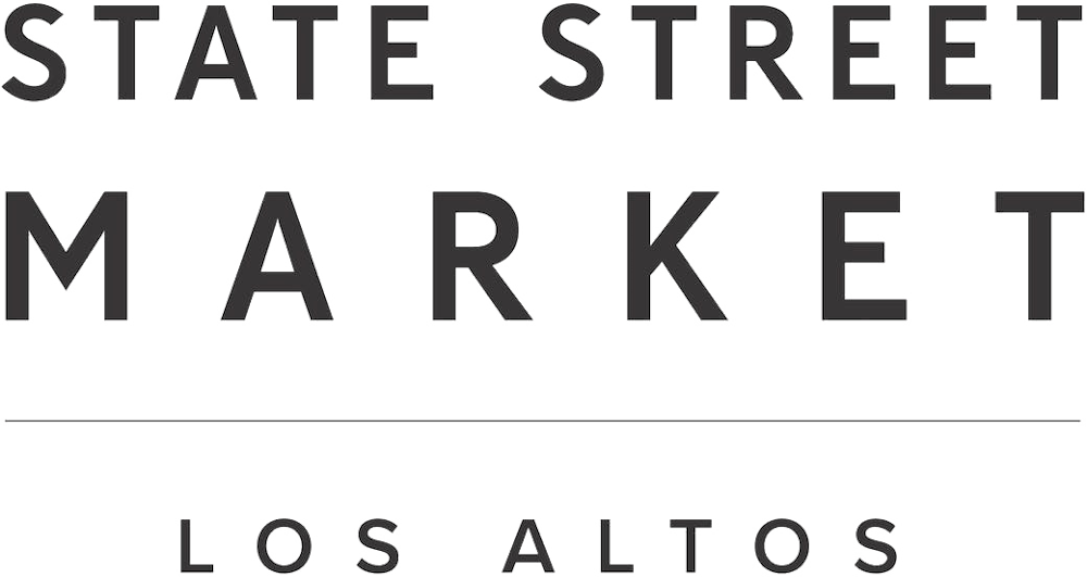 State Street Market wordmark, stacked black capitals with Los Altos beneath a rule