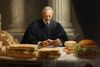 A supreme court justice forming a legal opinion on sandwiches