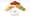 Cocola Bakery tartlets topped with red, yellow and green shredded coconut, arranged above the Cocola wordmark