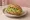 Avocado Brötchen: an illustration of avocado, pepper and lime on kaiser roll.