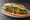 Bánh Mì Bò Hầm: an illustration of beef, mayonnaise, đồ chua, cucumber and more on bánh mì baguette.