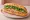 Bánh Mì Xe: an illustration of pâté, đồ chua, cucumber and cilantro on bánh mì baguette.