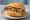 Bratwurst mit Senf: an illustration of pork and mustard on kaiser roll.