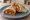Burrito de Picadillo: an illustration of beef, potato, onion and tomato on tortilla.