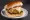 Cheese Vada Pav: an illustration of potato, cheese and butter on bread.