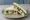 Chicken and Watercress: an illustration of chicken, mayonnaise and watercress on white bread.