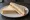 Crab Paste Sandwich: an illustration of butter on white bread.