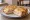 Croque au Four: an illustration of ham, gruyère, béchamel and butter on white bread.