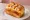 Egg Drop — Shrimp: an illustration of shrimp, egg, cheese and mayonnaise on brioche.