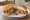 Filipino Sisig Sandwich: an illustration of pork, egg, pepper and onion.