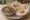 Foul w Hummus (فول وحمص): an illustration of hummus on pita.