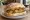 Glamorgan Sausage Sandwich: an illustration of egg, butter and mustard.