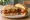 K-food Fusion Sandwich: an illustration of beef, chicken, gochujang, kimchi and more.