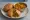 Kachori Sabzi: an illustration of the sandwich.