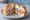 Korean Bagel Sandwich: an illustration of salmon and cream cheese on bagel.