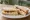 Lancashire Sandwich: an illustration of butter on white bread.