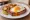 Leberkäse mit Spiegelei: an illustration of pork, beef and egg.