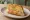 Montadito de Tortilla: an illustration of egg, potato and onion on baguette.