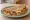 Oatcake (Staffordshire): an illustration of sausage and cheese.