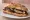 Panino con Radicchio di Treviso: an illustration of olive oil and pepper on bread.
