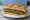 Panino Ligure: an illustration of anchovy and pesto on focaccia.