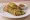 Pesarattu Upma: an illustration of the sandwich.