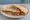 Piadina con Verdure Grigliate: an illustration of eggplant, pepper and olive oil.