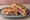 Pizza Bianca Farcita: an illustration of mortadella, prosciutto and olive oil.
