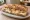 Sandwich Camembert-Pommes: an illustration of apple and walnuts on baguette.