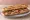 Sandwich Jambon de Vendée: an illustration of butter and pickle on baguette.