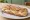 Sandwich Normand: an illustration of apple, butter and pepper on baguette.