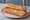 Sandwich Quiche Lorraine: an illustration of egg, bacon and pepper on baguette.