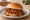 Sloppy Joe: an illustration of beef, marinara, onion and vinegar on burger bun.