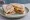 Soda Farl Sandwich: an illustration of butter, bacon and egg.