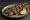 Souvlaki Moskhari: an illustration of beef, olive oil, lemon, oregano and more.