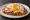 Strammer Max mit Käse: an illustration of ham, egg, cheese and butter.
