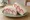 Strawberry Sandwich (딸기 샌드위치): an illustration of strawberry and whipped cream on shokupan.
