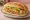 Torta de Huevo a la Mexicana: an illustration of egg, tomato, onion, refried beans and more on bread.
