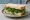 Watercress Sandwich (Casual): an illustration of watercress and butter on white bread.